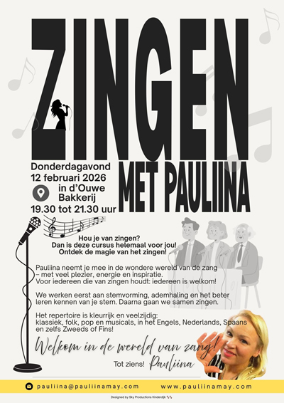 ZINGEN MET PAULIINA
